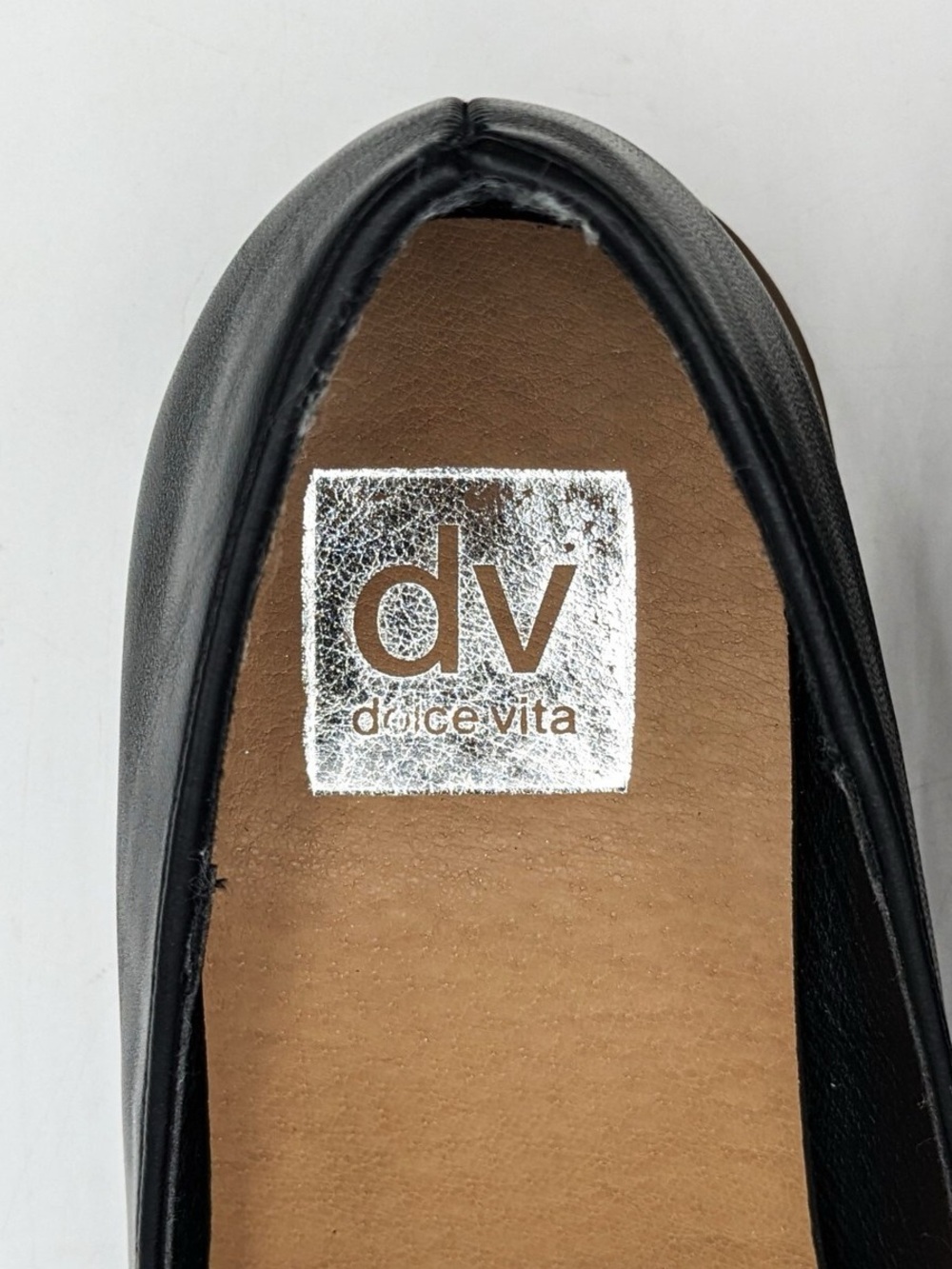dv by Dolce Vita “Crisp” Classic Penny Loafer / Lug Sole, Block Heel (Black) NWT - Picture 9 of 9